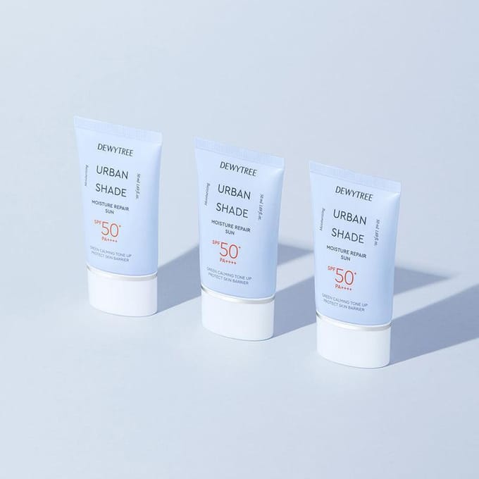 [DEWYTREE] Urban Shade Moisture Repair Sun SPF 50+ PA++++ 50ml white