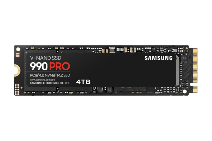 Samsung Gaming SSD 990 PRO NVMe 4 TB Interne Solid State Drive - PCIe 4.0 M.2 voor top gaming prestaties