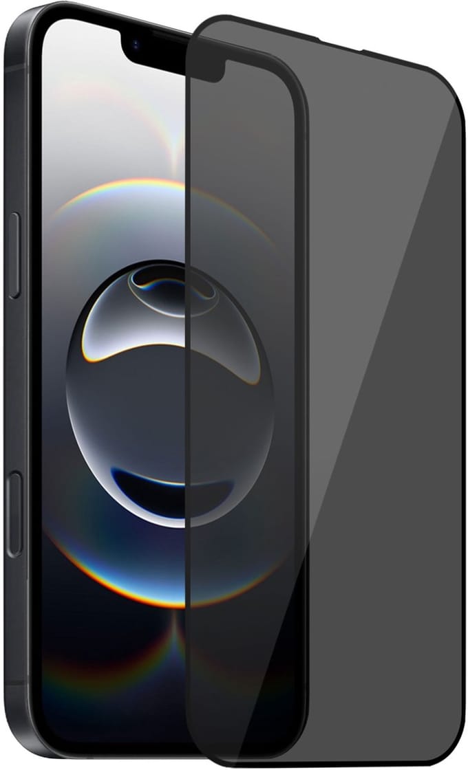 TechNow Privé Screenprotector geschikt voor iPhone 16e - Privacy Beschermglas - Privacy Proteqt+