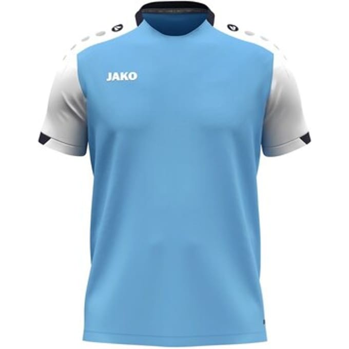 Jako Dynamic T-Shirt Kinderen - Hemelsblauw / Wit / Marine | Maat: 164