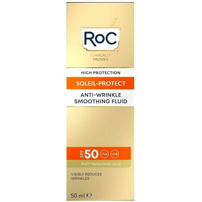 ROC Soleil-Protect Anti-Wrinkle Smoothing Fluid SPF50+50 ml.