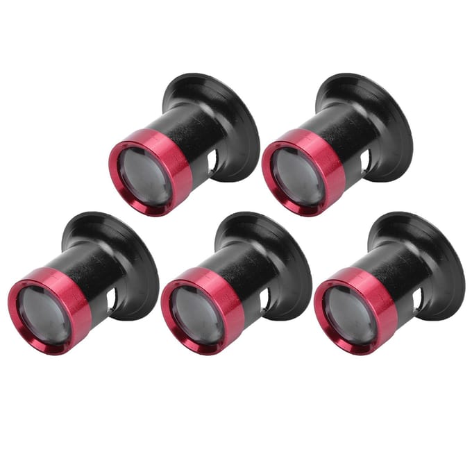 5 stuks Aluminiumlegering Vergrootglas Horlogereparatie Glaslens Vergrootglas Loep Accessoire