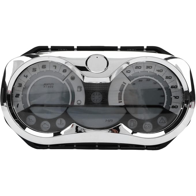 LCD Digitale Jet Ski Snelheidsmeter 278002326 Digitale Meter met Verchroomde Rand Vervanging voor Sea Doo 4 TEC LTD SC STD WAKE gray