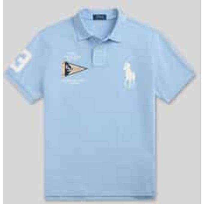 regular fit poloshirt van puur katoen met stitchings