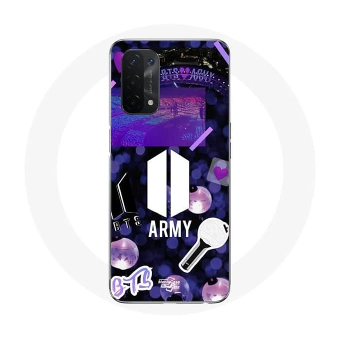 Oppo A54 5G hoesje BTS legerlogo Bangtan Subs