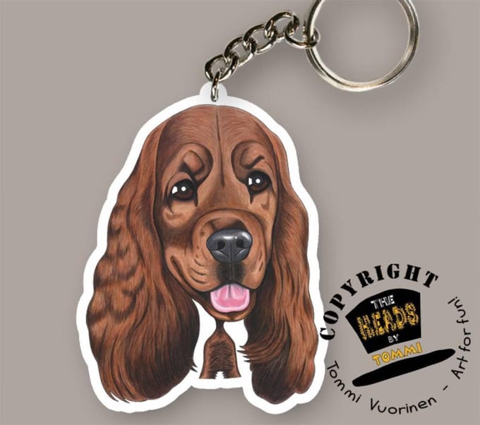 Sleutelhanger Hond Cocker Spaniel