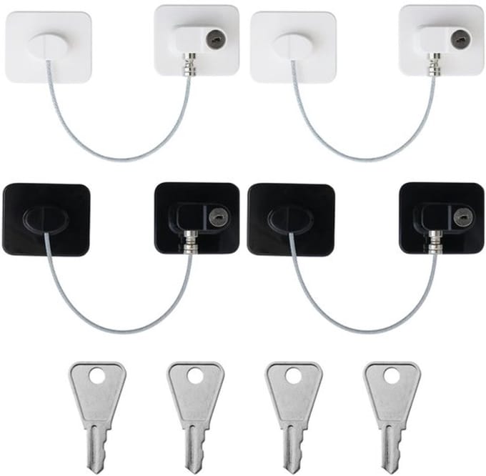 Dailygoods- Raambeveiliging Set - Kinderslot - Kastbeveiliging voor