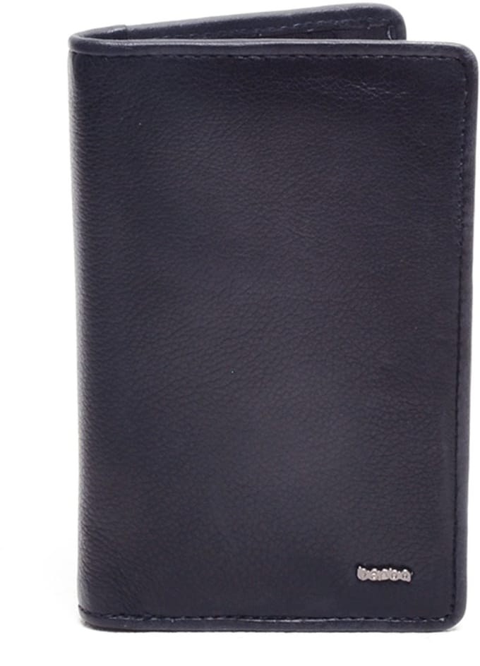 Berba | Lucca | Damesportemonnee | 8 pasjes | RFID | Donkerblauw | Leer