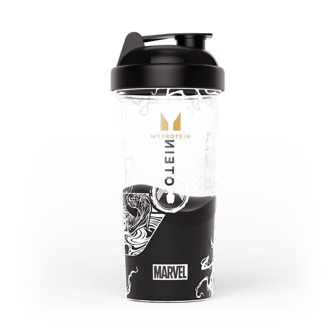 MARVEL Venom plastic shaker - Transparant/zwart