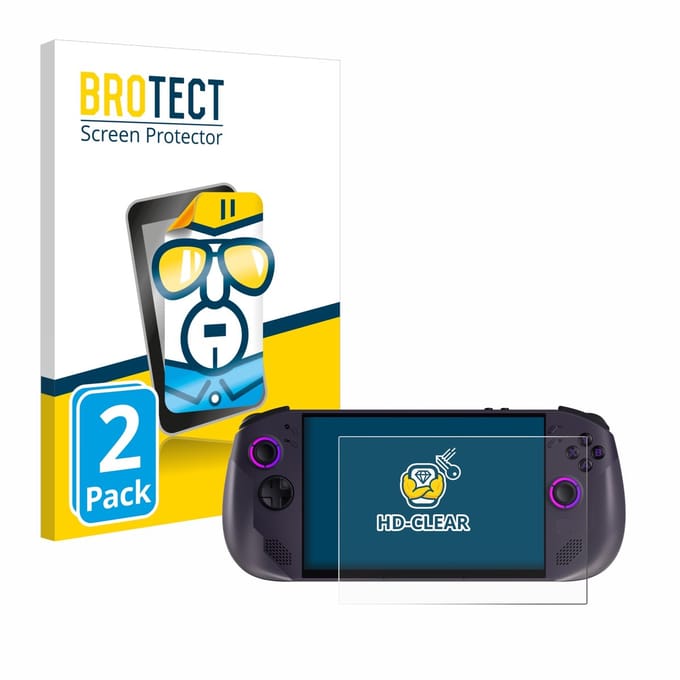 BROTECT - Screenprotector voor Lenovo Legion Go S - Folie Beschermfolie transparant 2 Stuks