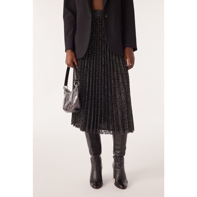 BA&SH Jupe Camille Noir Taglia: 36 | Minigonne Outlet | Donna