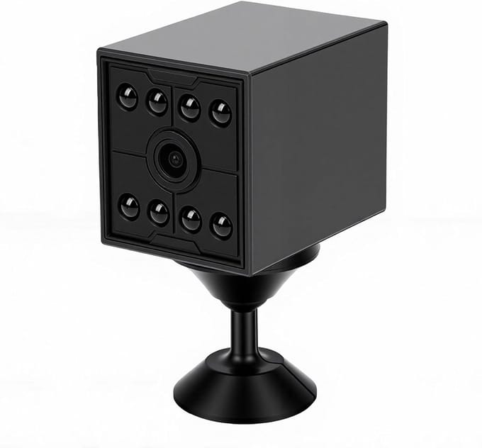Beveiligingscamera - WiFi Camera - Thuisbewaking - 1080P HD Resolutie - 130 Graden Lens - Wit