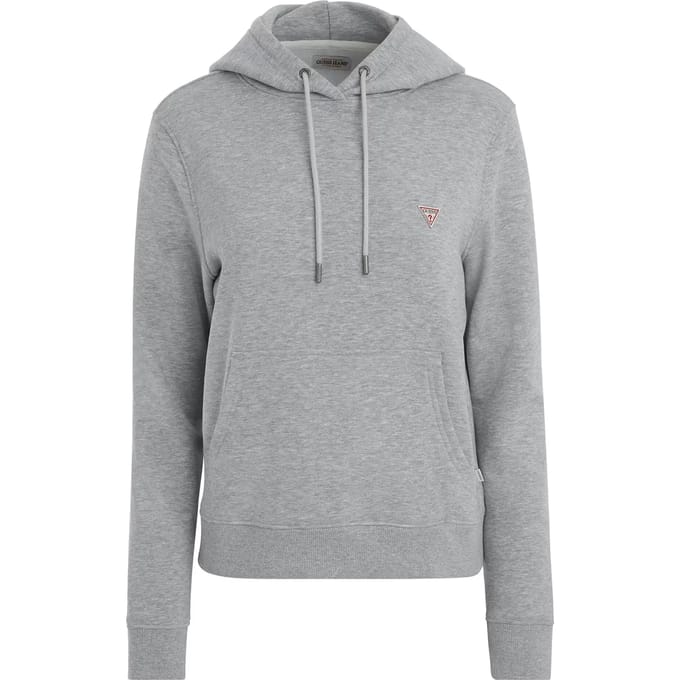 Dames sweatshirt met capuchon mini driehoek Guess Reg