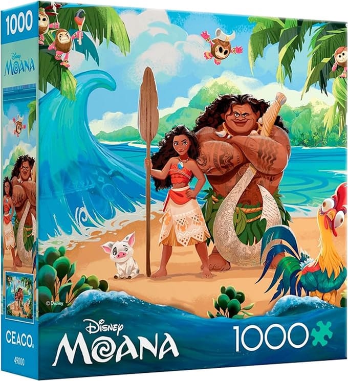 Ceaco - Disney - Moana et Maui - Puzzle 1000 pièces - Stukjes
