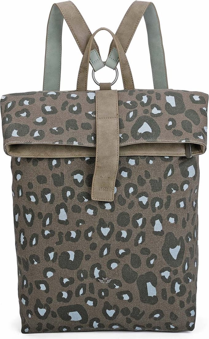 Fritzi aus Preußen Rugzak Canvas Izzy03 Backpack Leo Jungle Groene