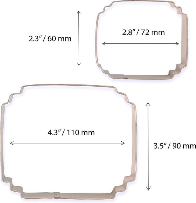 PME Cookie en Cake Uitsteker - Style 5 - Set/2