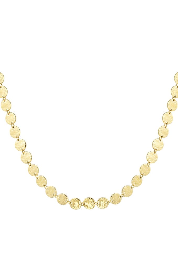 Ketting- Round vintage - goud