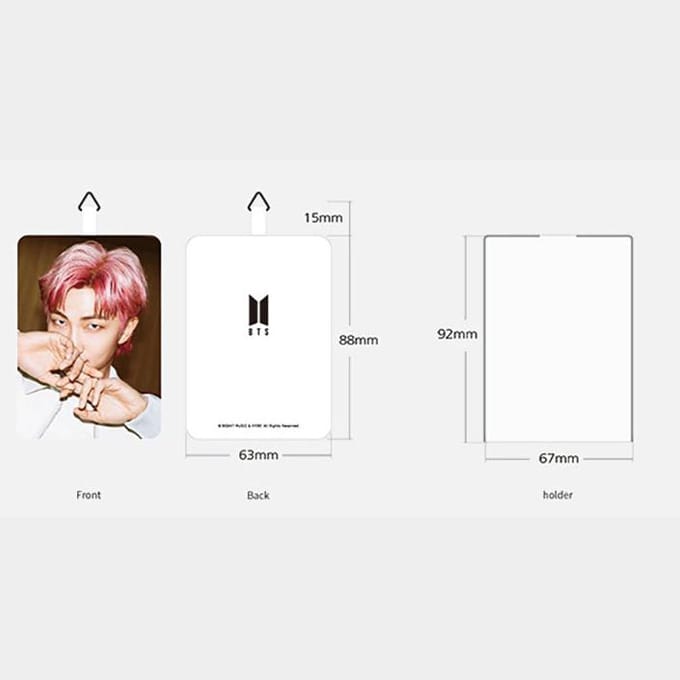 BTS LENTICULAIRE Kaart Sleutelhanger 3D Foto Butter Ver.2