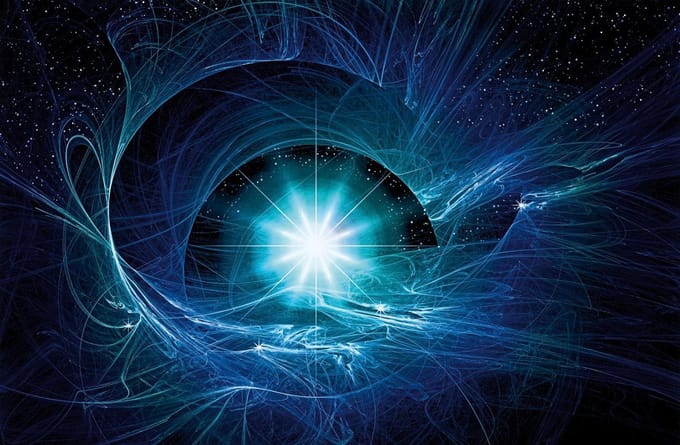 Cosmic Star Abstract Photo Wallcovering