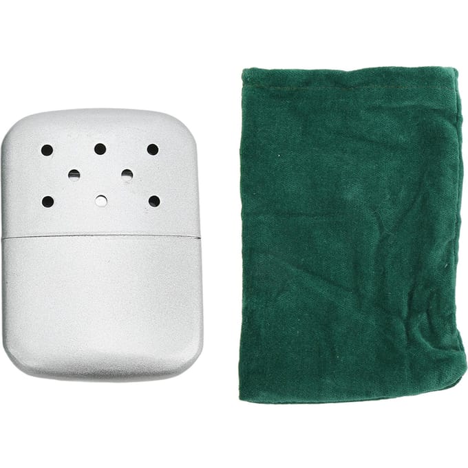 Draagbare Brandstof Handwarmer Mini Herbruikbare Zak Zinklegering Dubbelzijdig VerwarmingskachelDot Hand white