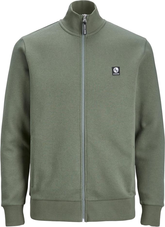 JACK&JONES JCODUST SWEAT ZIP HIGH NECK SN Heren Trui - Maat L