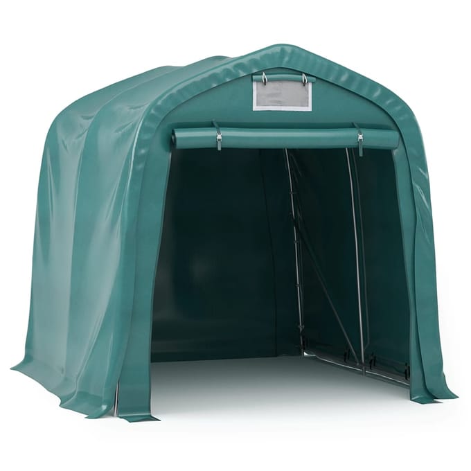 vidaXL - Garagetent - 2,4x2,4 - m - PVC - groen
