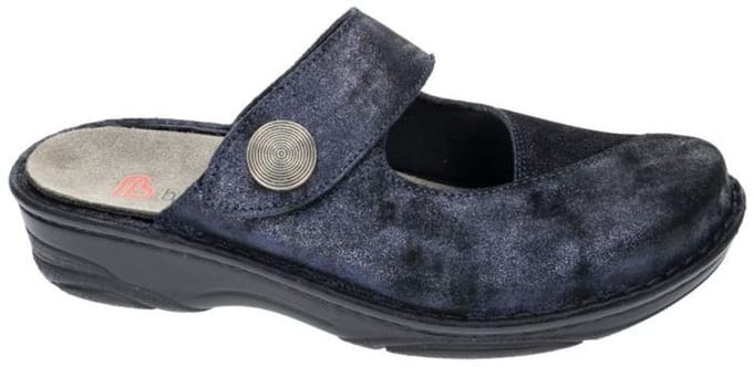 Berkemann -Dames - blauw donker - slippers & muiltjes - maat 37