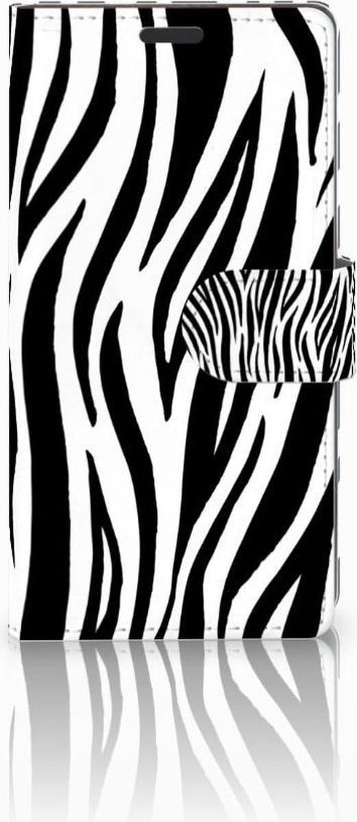Sony Xperia Z3 Telefoonhoesje met Pasjes Zebra