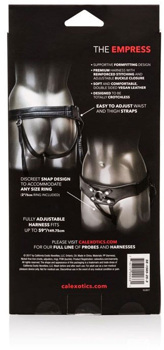 CalExotics - Her Royal Harness The Empress - Strap On Harness Zwart
