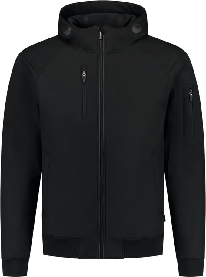 Tricorp Softshell Bomber Capuchon Rewear 402704 Zwart - Maat M