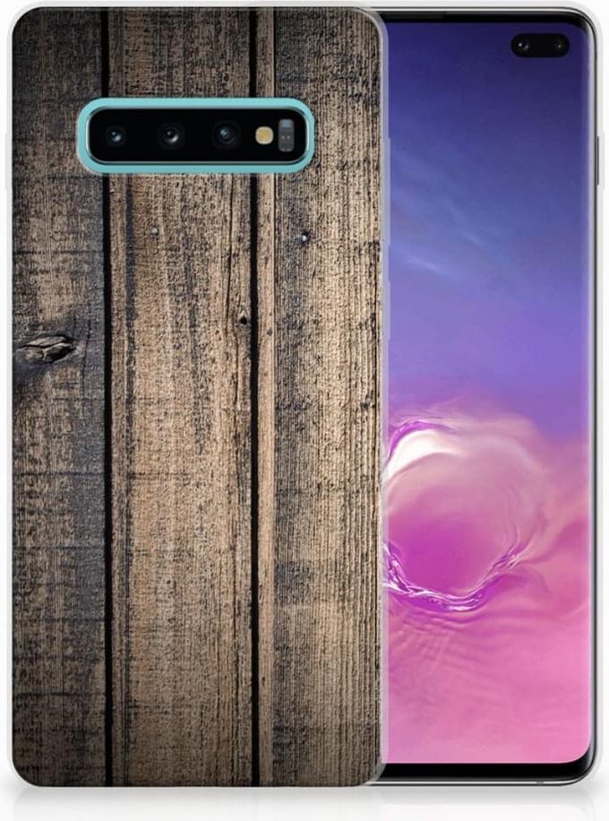Samsung Galaxy S10 Plus Bumper Hoesje Steigerhout