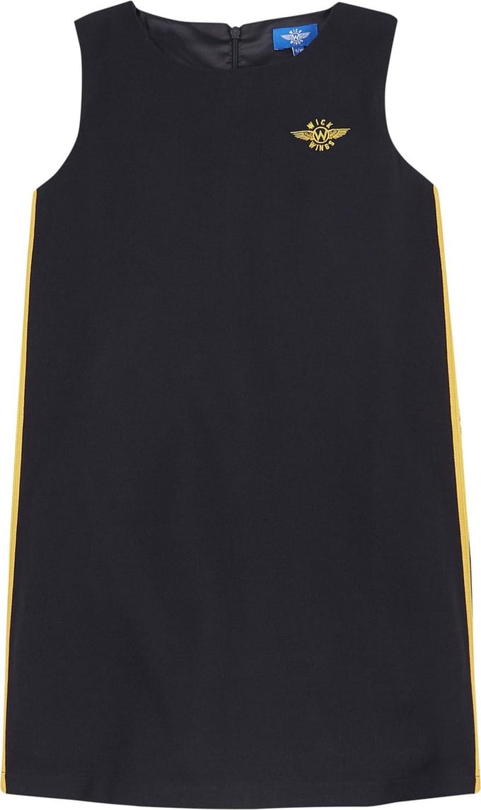 Wick Wings - Jurkjes meisjes - Casual Chic -Navy - Maat 98/104
