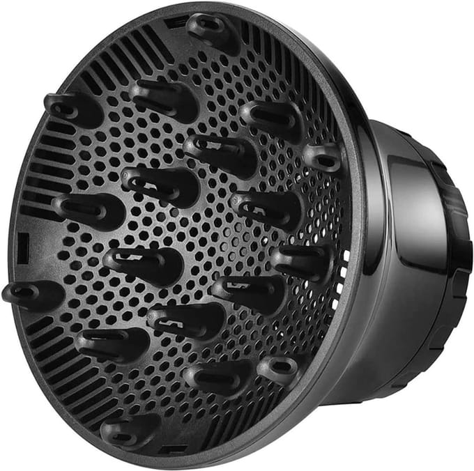 Diffuser Opzetstuk - Krulborstel voor Fohn Universeel - Multistyler - Zwart