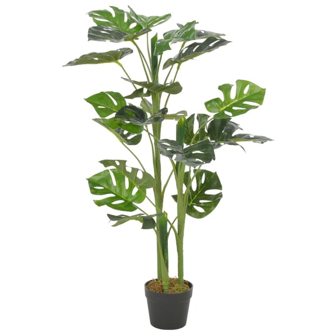 vidaXL - Kunstplant - met - pot - monstera - 100 - cm - groen