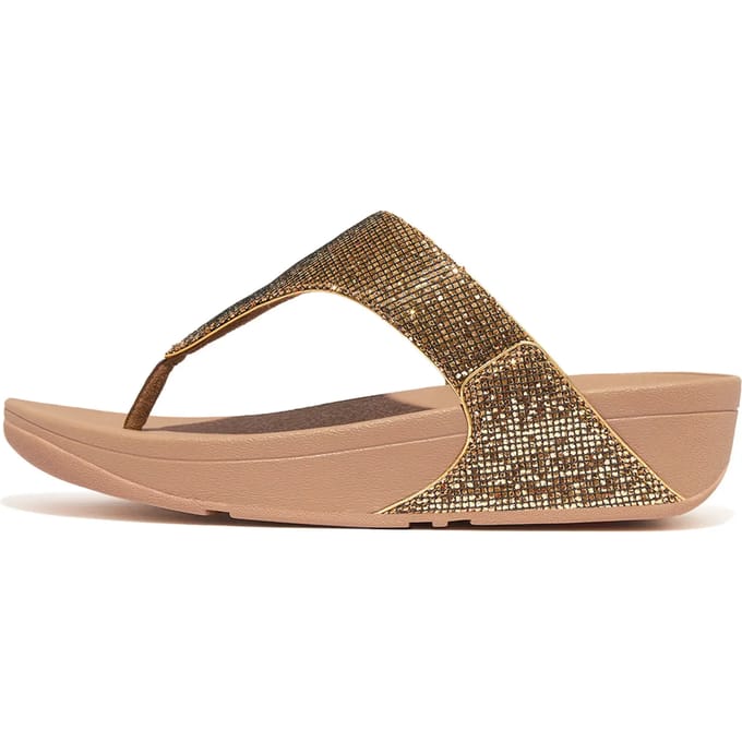 Damessandalen FitFlop Lulu Toe Post - Glitterball