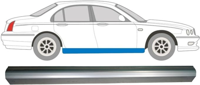 Reparatie dorpel voor Rover 75 1999-2005 / Rechts