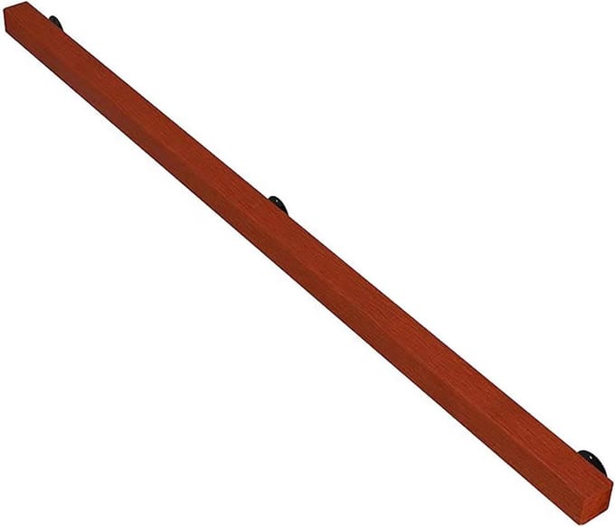 Houten trapleuning - Veiligheidshandgreep - Trap lopen - Natuurlijk hout - 80 cm - Natuurlijk