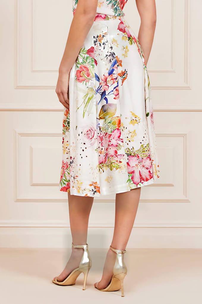 GUESS  Eco Glorious Garden Emb Glorious Garden Ao Größe: 42 | Midiröcke Outlet | Damen