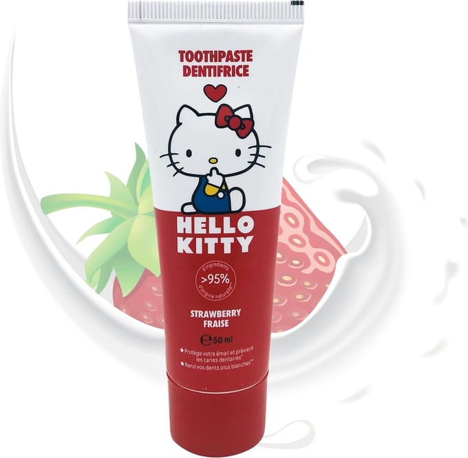 Hello Kitty Tandpasta - Aardbei - 50 ml