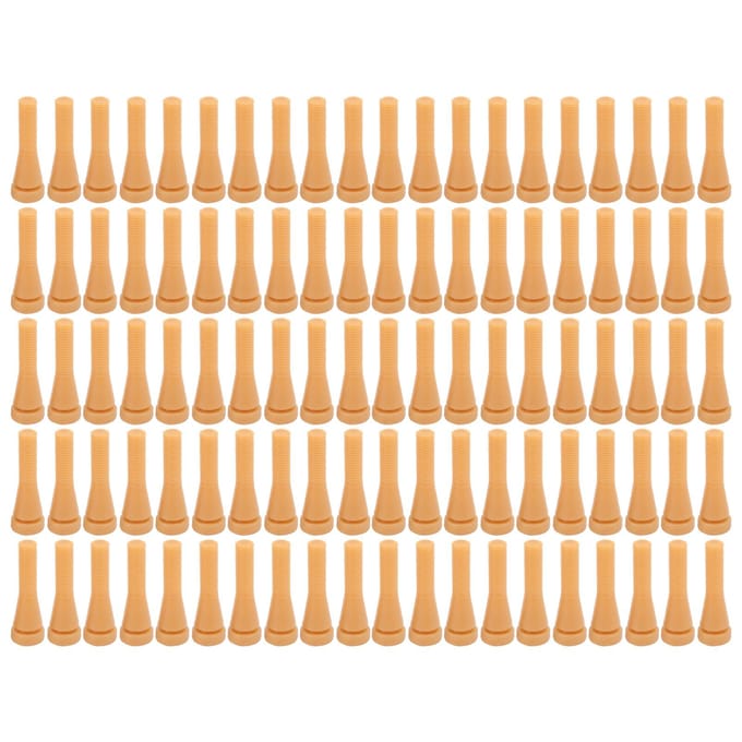 50 Stuks Plukvingers voor Gevogelte Rubberen Haarverwijderingsstick Plukker voor Kip beige