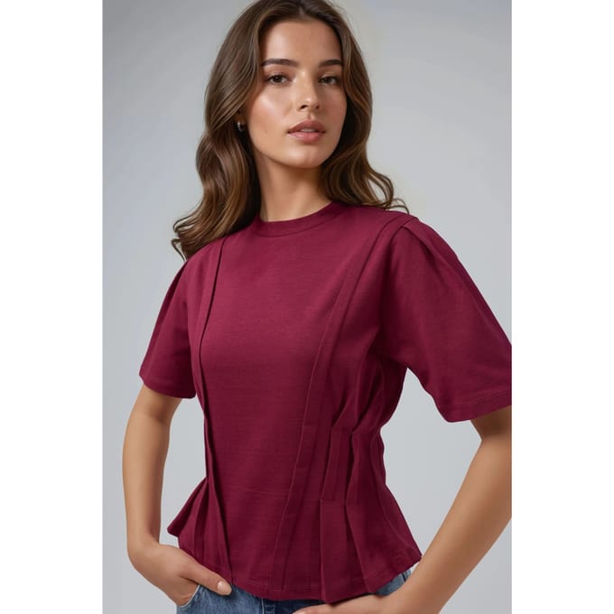 Fitted Crew Neck T-shirt