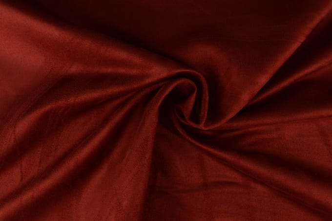30 meter suedine - Donkerrood - 100% polyester