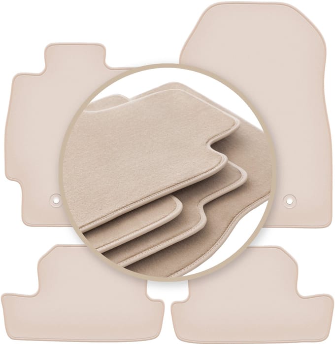 PREMIUM beige vloermatten voor: Subaru BRZ coupé 2011-