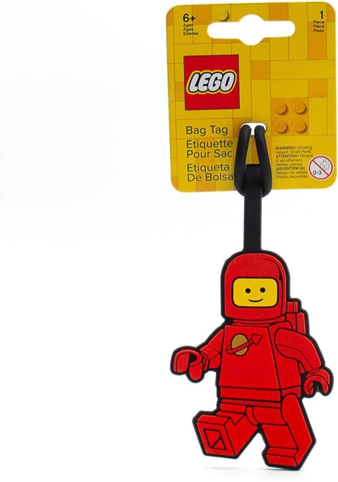Euromic LEGO® Iconic Spaceman Red bag tag