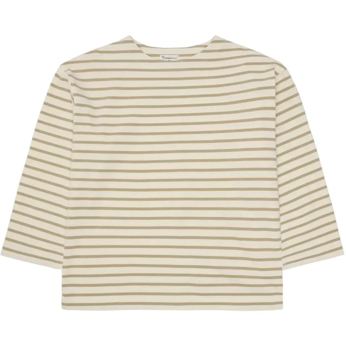 Dames-T-shirt met lange mouwen KnowledgeCotton Apparel
