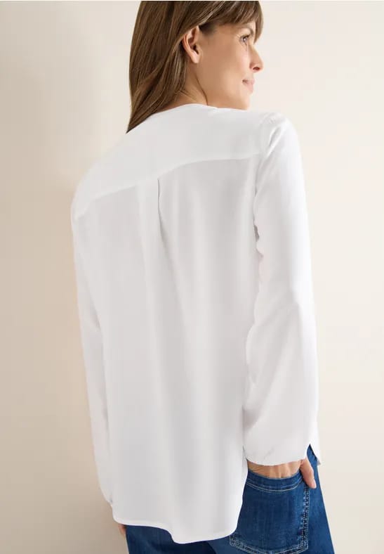 Blouse in effen kleur