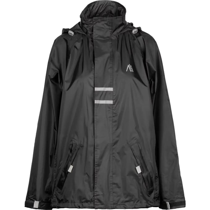 Ralka Waterdicht Regenjack met Reflectie - Volwassenen - Zwart - Maat S