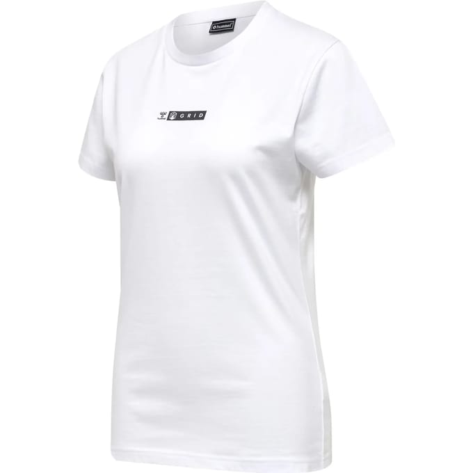 Hummel Offgrid Cotton Tee Dames - sportshirts - wit - Vrouwen