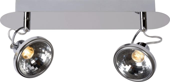 Lucide Delis - Spot - 2 Lichts - LED - Chroom