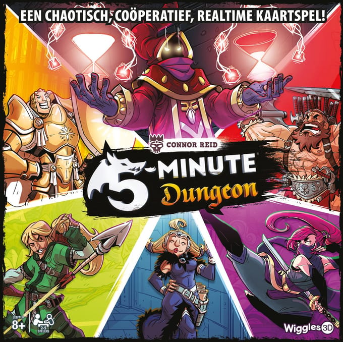 Asmodee kaartspel 5 Minute Dungeon coöperatief spel voor kinderen.